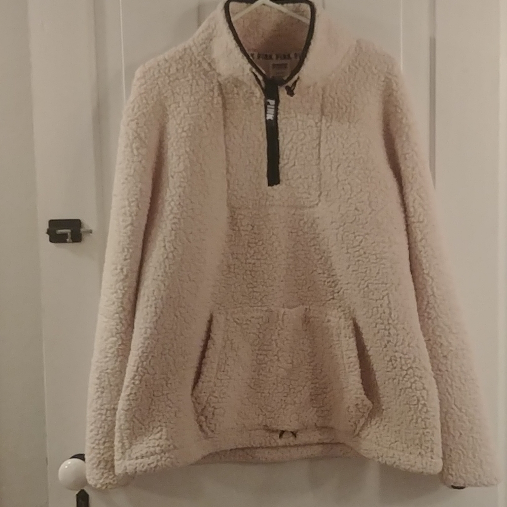 Pink by VS 1/4 Zip Fleece Pullover